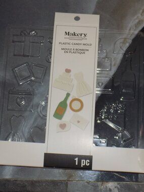 Makery Plastic Bridal Candy Mold w/Instructions NEW